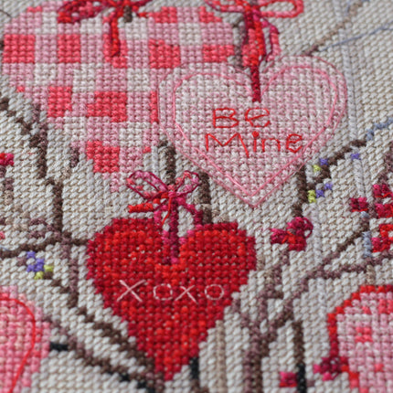 DIY Cross Stitch Kit "With tender and love" 10.2"x12.2"