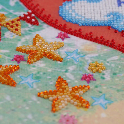 DIY Bead Embroidery Kit "Metrics" 11.8"x15.7" / 30.0x40.0 cm