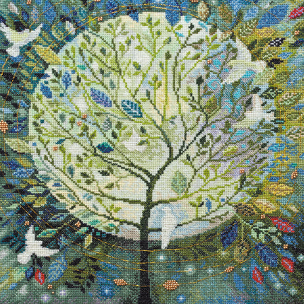 DIY Cross Stitch Kit "World tree" 11.8"x13.0"