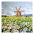 Canvas for bead embroidery "The mill" 11.8"x11.8" / 30.0x30.0 cm