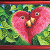 DIY Bead Embroidery Kit "Lovebirds" 9.8"x14.6" / 25.0x37.0 cm