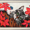 DIY Bead Embroidery Kit "Here I am!" 9.8"x14.2" / 25.0x36.0 cm