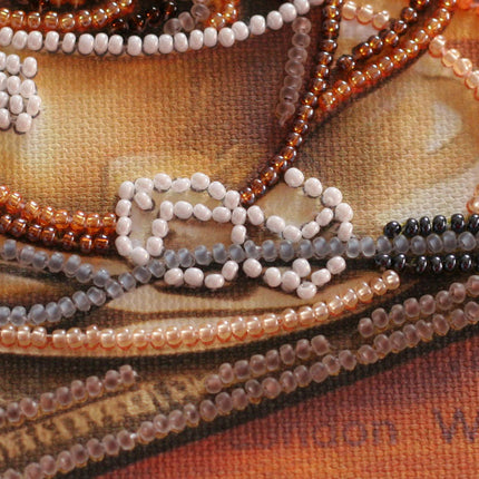DIY Bead Embroidery Kit "The fragrance of travel"  5.9"x5.9" / 15.0x15.0 cm