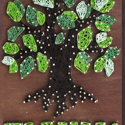 String Art Creative DIY Kit "Tree" 7.5"x11.4" / 19.0x29.0 cm