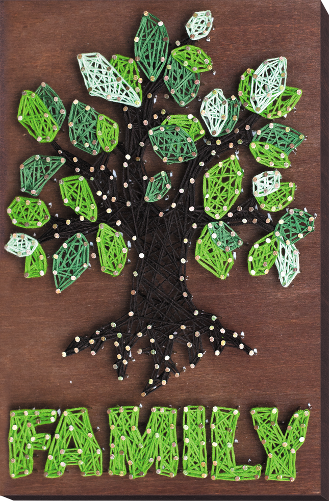 String Art Creative DIY Kit "Tree" 7.5"x11.4" / 19.0x29.0 cm