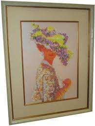DIY Bead Embroidery Kit "Elizabeth" 11.0"x15.7" / 28.0x40.0 cm