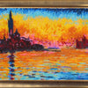 Bead DIY Embroidery Kit "Sunset in Venice (after. C. Monet)" 10.2"x14.2"/ 26.0x36.0 cm