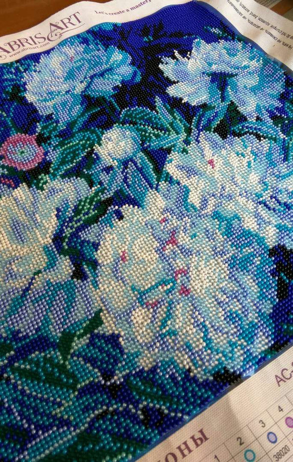 Canvas for bead embroidery 