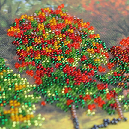DIY Bead Embroidery Kit "Bridge" 24.8"x11.0" / 63.0x28.0 cm