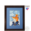 DIY Cross Stitch Kit "Fox King" 8.5x5.5 in / 21.5x14.0 cm