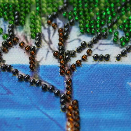 DIY Bead Embroidery Kit "Edem" 15.7"x11.8" / 40.0x30.0 cm