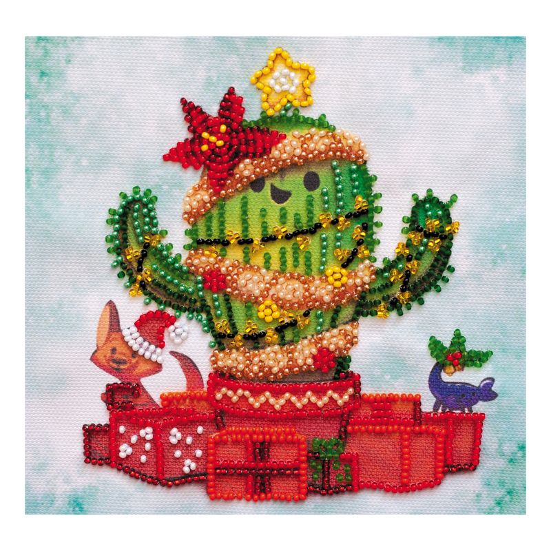 DIY Bead Embroidery Kit "Gifts for everyone"  5.9"x5.9" / 15.0x15.0 cm