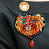 Beadwork kit for creating brooch "The Dragon"