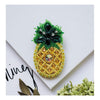Beadwork kit for creating brooch "Pineapple"