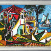 Bead DIY Embroidery Kit "Mediterrainian Landscape (after P. Picasso)" 9.4"x14.2"/ 24.0x36.0 cm