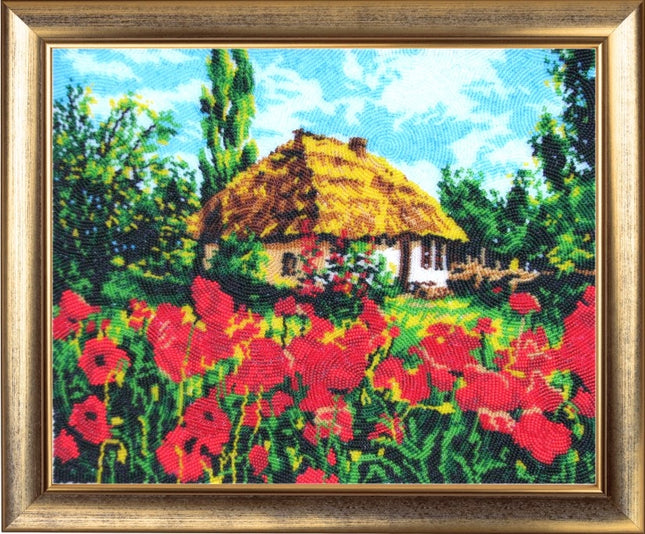 Bead DIY Embroidery Kit "Motherland" 10.6"x13.0"/ 27.0x33.0 cm