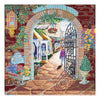 Canvas for bead embroidery "Flower yard" 11.8"x11.8" / 30.0x30.0 cm