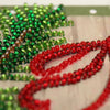 DIY Bead Embroidery Kit "Holiday trivia"  5.9"x5.9" / 15.0x15.0 cm