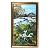 DIY Bead Embroidery Kit "Spring. Snowdrops" 15.4"x8.7" / 39.0x22.0 cm