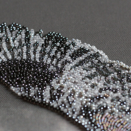 DIY Bead Embroidery Kit "Night flight" 15.0"x11.4" / 38.0x29.0 cm