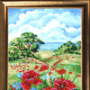 DIY Bead Embroidery Kit "Summer. Poppies" 15.4"x8.7" / 39.0x22.0 cm