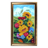 DIY Bead Embroidery Kit "Autumn. Sunflowers" 15.4"x8.7" / 39.0x22.0 cm