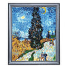 Bead DIY Embroidery Kit "Cypress Road (after V. Van Gogh)" 13.0"x10.6"/ 33.0x27.0 cm