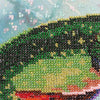 DIY Bead Embroidery Kit "On the hook" 11.8"x11.8" / 30.0x30.0 cm