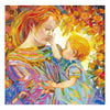 Canvas for bead embroidery "Mommy" 11.8"x11.8" / 30.0x30.0 cm