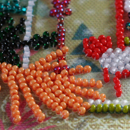 DIY Bead Embroidery Kit "It's like a fairytale"  5.9"x5.9" / 15.0x15.0 cm