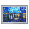 Bead DIY Embroidery Kit "Starry Night above Rona (after V. Van Gogh)" 13.4"x20.5"/ 34.0x52.0 cm