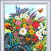 DIY Bead Embroidery Kit "Hello, Summer!" 14.2"x10.6" / 36.0x27.0 cm