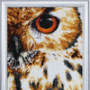 DIY Bead Embroidery Kit "Eye of the Owl" 13.0"x10.2" / 33.0x26.0 cm