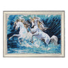 DIY Bead Embroidery Kit "Running by the Waves" 10.2"x14.2" / 26.0x36.0 cm