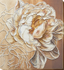 DIY Bead Embroidery Kit "Peony" 11.8"x12.8" / 30.0x32.5 cm