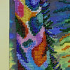 DIY Bead Embroidery Kit "Rainbow giraffe" 9.8"x22.0" / 25.0x56.0 cm