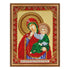 DIY Bead Embroidery Kit "Icon of the Mother of God "Refreshing and Refuge"" 7.5"x9.8" / 19.0x25.0 cm