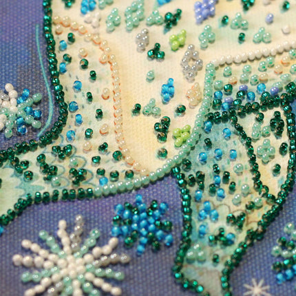 DIY Bead Embroidery Kit "Happy"