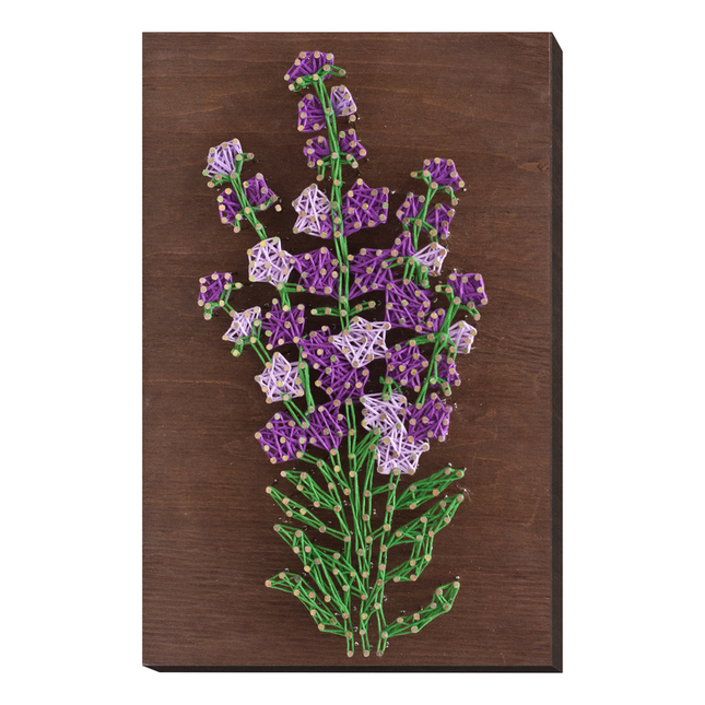 String Art Creative DIY Kit "Lavender" 7.5"x11.4" / 19.0x29.0 cm