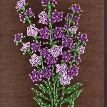 String Art Creative DIY Kit "Lavender" 7.5"x11.4" / 19.0x29.0 cm