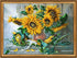 DIY Bead Embroidery Kit "Flowers of the Sun" 16.9"x12.6" / 43.0x32.0 cm