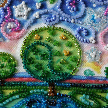 DIY Bead Embroidery Kit "Together forever"