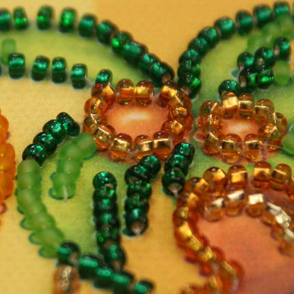 DIY Bead Embroidery Kit "Funny company"  5.9"x5.9" / 15.0x15.0 cm