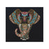 DIY Cross Stitch Kit "Golden elephant" 11.4"x11.4"