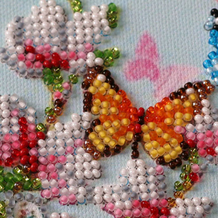 DIY Bead Embroidery Kit "Keys to the spring"