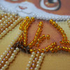 DIY Bead Embroidery Kit "Fox pup"  5.9"x5.9" / 15.0x15.0 cm