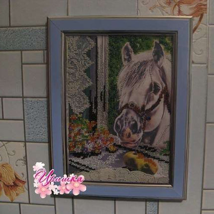 Canvas for bead embroidery "Treats" 7.9"x7.9" / 20.0x20.0 cm