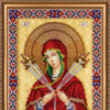 DIY Bead Embroidery Kit "Icon of the Mother of «Seven Arrows»" 7.5"x11.4" / 19.0x29.0 cm