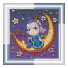 DIY Bead Embroidery Kit "Moonlight dreamer"  5.9"x5.9" / 15.0x15.0 cm
