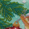 DIY Bead Embroidery Kit "Decorating christmas tree"  5.9"x5.9" / 15.0x15.0 cm